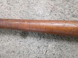 Antique Striped Wood Baseball Bat Hand Turned Corked Barrel Rare Vintage