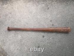 Antique Striped Wood Baseball Bat Hand Turned Corked Barrel Rare Vintage