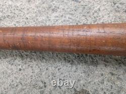 Antique Striped Wood Baseball Bat Hand Turned Corked Barrel Rare Vintage