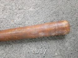 Antique Striped Wood Baseball Bat Hand Turned Corked Barrel Rare Vintage