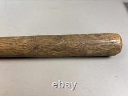 Antique VTG 1890s Hand Made HUGE Wood Mushroom Knob Baseball Bat 33 43oz I4