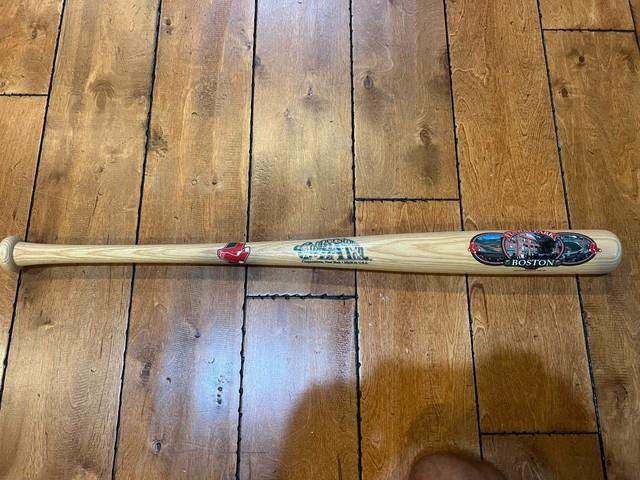Antique Vintage 1930's Hanna Burke Batrite Titan Bat Logo Wood Baseball Bat 34.5