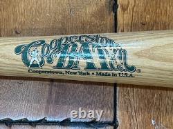 Antique Vintage 1930's Hanna Burke Batrite TITAN Bat Logo wood baseball bat 34.5
