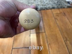 Antique Vintage 1930's Hanna Burke Batrite TITAN Bat Logo wood baseball bat 34.5