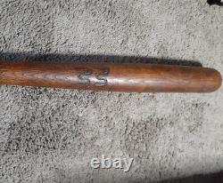 Antique Vintage 1940s Gene Valla Spalding NO. P. E. RARE 1 Of A Kind Baseball Bat