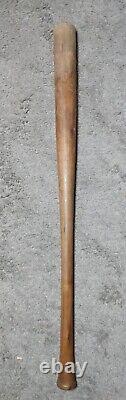Antique Vintage 33 Inch Wooden Baseball Bat (UNIQUE HANDLE & END OF BARREL) Rare