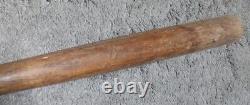 Antique Vintage 33 Inch Wooden Baseball Bat (UNIQUE HANDLE & END OF BARREL) Rare