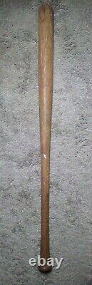 Antique Vintage 34 Solid Wood Baseball Bat (Great Shape)