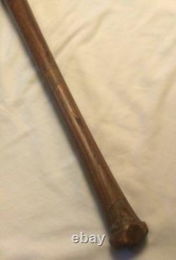 Antique Vintage Baseball Bat Hand Turn Rare 33 34 oz. Unique Handle No markings Antique Vintage Baseball Bat Hand Turn Rare 33 34 oz. Unique Handle No markings