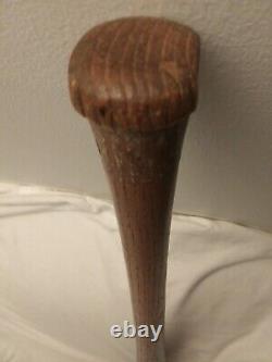 Antique Vintage Baseball Bat Hand Turn Rare 33 34 oz. Unique Handle No markings Antique Vintage Baseball Bat Hand Turn Rare 33 34 oz. Unique Handle No markings