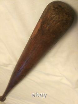 Antique Vintage Baseball Bat Hand Turn Rare 33 34 oz. Unique Handle No markings