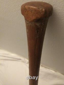 Antique Vintage Baseball Bat Hand Turn Rare 33 34 oz. Unique Handle No markings