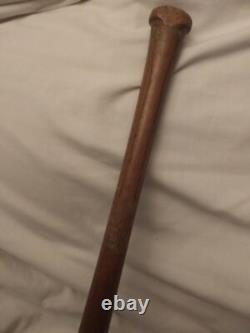 Antique Vintage Baseball Bat Hand Turn Rare 33 34 oz. Unique Handle No markings Antique Vintage Baseball Bat Hand Turn Rare 33 34 oz. Unique Handle No markings
