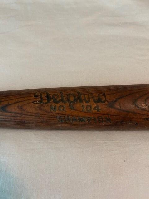 Antique Vintage Circa 1900 Delphia Brand Champion Model Baseball Bat Rare