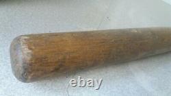 Antique / Vintage Heavy Wooden Baseball Bat 32 Inches In Length 1