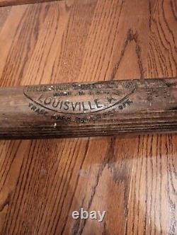 Antique Vintage Louisville Slugger Baseball Bat With NYAC Insignia