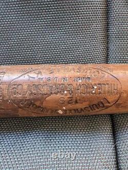 Antique Vintage Louisville Slugger Baseball Bat With NYAC Insignia