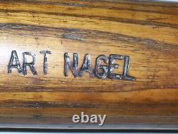 Antique Vintage Pro Stock HILLERICH & BRADSBY 125 Baseball Bat ART NAGEL 1920'S