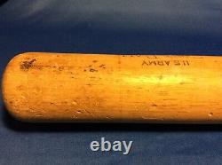 Antique / Vintage U. S. Army H&B Wood Softball Bat / Military Sports Baseball