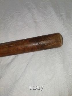 Antique Vintage Wood Baseball Bat Rounded handle knob. Old. Greenville N. C. No. 1