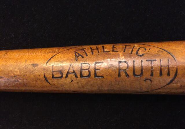 Antique Vintage Yankees 1927 Babe Ruth Athletic Underwear 14 Baseball Mini Bat