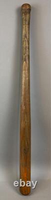 Antique Vtg 1900s Wooden Baseball Bat with Mushroom Knob with Lathe Marks 30.5 17oz Antique Vtg 1900s Wooden Baseball Bat with Mushroom Knob with Lathe Marks 30.5 17oz