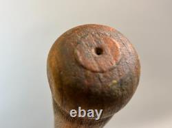 Antique Vtg 1900s Wooden Baseball Bat with Mushroom Knob with Lathe Marks 30.5 17oz Antique Vtg 1900s Wooden Baseball Bat with Mushroom Knob with Lathe Marks 30.5 17oz