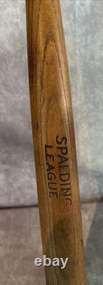 Antique Vtg 1910s Spalding League Model Wood Baseball Bat 33.5 Dead Ball Era