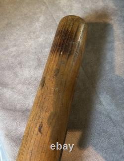 Antique Vtg 1910s Spalding League Model Wood Baseball Bat 33.5 Dead Ball Era