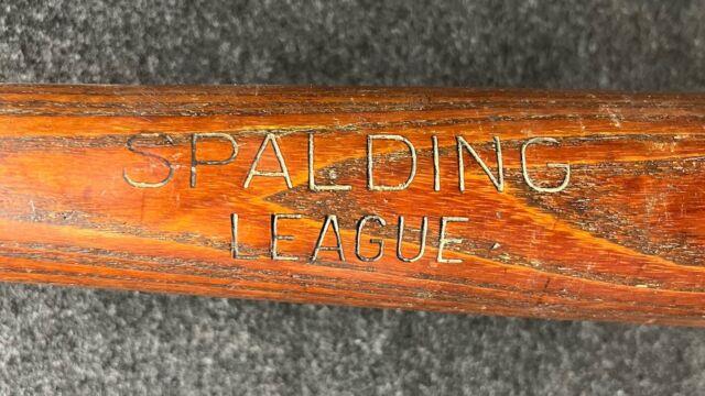 Antique Vtg 1910s Spalding League Model Wood Baseball Bat 34.75 Dead Ball Era