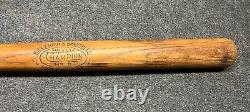 Antique Vtg 1920s Hillerich & Bradsby Champion #8 Baseball Bat 36 War Club