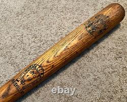 Antique Vtg 1920s Louisville Bat Co. No. 19 Decal Baseball Bat 34 Louisville KY