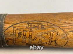 Antique Vtg 20s THE PIPER BAT Co Manchester NH No 100 Baseball Bat 33 36oz H1