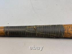 Antique Vtg 20s THE PIPER BAT Co Manchester NH No 100 Baseball Bat 33 36oz H1