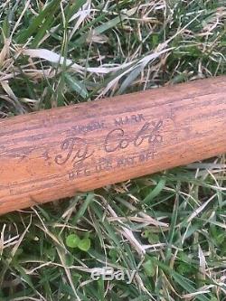 Antique Vtg 20s Ty Cobb 40 TC H&B 34 Baseball Bat Detroit Tigers HOF 36.5oz