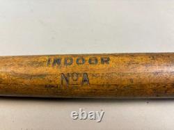 Antique Vtg 20s VICTOR WRIGHT DITSON INDOOR No A Wood Baseball Bat 33 29oz I6
