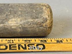 Antique Vtg 20s WOLVERINE PLAYGROUND Saline Michigan Softball Baseball Bat 12G