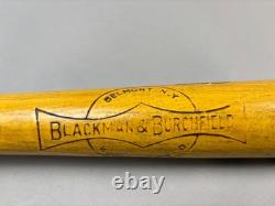 Antique Vtg 30s BLACKMAN & BURCHFIELD BELMONT NEW YORK 35 Wood Baseball Bat NOS