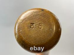 Antique Vtg 30s BLACKMAN & BURCHFIELD BELMONT NEW YORK 35 Wood Baseball Bat NOS
