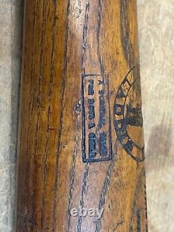 Antique Vtg 34 Early 1910s BONNIE LADDIE Sundial Shoes Advertising Baseball Bat