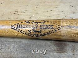 Antique Vtg 34 HICKORY STICK BEMIS CASH STYLE Baseball Bat Sheboygan Falls WI