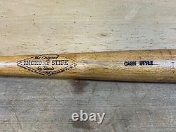 Antique Vtg 34 HICKORY STICK BEMIS CASH STYLE Baseball Bat Sheboygan Falls WI