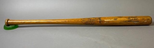 Antique Vtg 50s George Kell Hillerich Bradsby 125j Wood Baseball Bat 32 27oz 4b