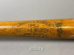 Antique Vtg 50s GEORGE KELL Hillerich Bradsby 125J Wood Baseball Bat 32 27oz 4B