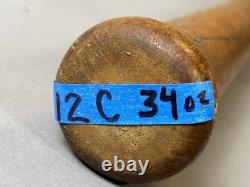 Antique Vtg 50s JOE CRONIN 40H LOUISVILLE H&B Wood Baseball Bat 35 34oz 40H 12C