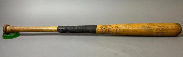 Antique Vtg 50s Ny Yankees Spalding Bobby Brown Wood Baseball Bat 33 33oz 14b