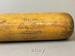 Antique Vtg 50s NY Yankees SPALDING BOBBY BROWN Wood Baseball Bat 33 33oz 14B