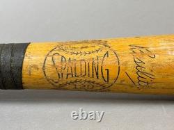 Antique Vtg 50s NY Yankees SPALDING BOBBY BROWN Wood Baseball Bat 33 33oz 14B