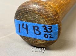 Antique Vtg 50s NY Yankees SPALDING BOBBY BROWN Wood Baseball Bat 33 33oz 14B