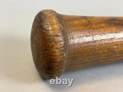 Antique Vtg Early 1900s DICKINSON NO 11 War Club Wooden Baseball Bat 33.5 37oz